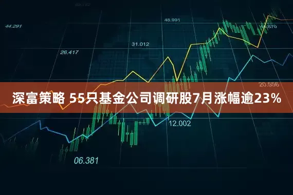 深富策略 55只基金公司调研股7月涨幅逾23%